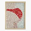 Подарочный набор для творчества и хобби, Мозаика из стекла, Поделка своими руками RASTEBINA, Медитативный бокс, Попка