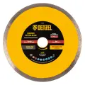 Диск алмазный сплошной, супертонкий, 200 х 25,4 мм, горячее прессование, мокрое резание// Denzel