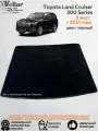 Ворсовый коврик в багажник автомобиля Toyota Land Cruiser 300 Series 5 мест/с 2021 года / Тойота Ленд Крузер 300 / коврики автомобильные в машину