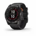 Часы Garmin FENIX 7X PRO Solar Edition 010-02778-01 серый корпус и черным ремешком 2023