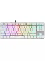 Игровая механическая клавиатура ARDOR GAMING Blade PRO, Kailh Red, 87 клавиш, RGB, проводная, белая.