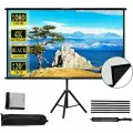 VEIDADZ 120экран для проектора без складок черный фон штатив