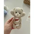 Вязаная погремушка на кольце