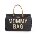 Сумка для мамы CHILDHOME MOMMY BAG, сумка для прогулок с ребенком, городская, для путешествий, для роддома, Чёрный