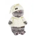 Мягкая игрушка Basik&Co Кот Басик в пижаме, 25 см, серый