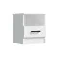 Тумба прикроватная Эко, Белый гладкий