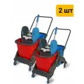 Тележка уборочная ACG с ведрами 2*25л, комплект 2шт