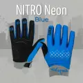 Мотоперчатки EDGE NITRO Neon Blue M