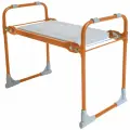 Скамейка складная садовода Nika СК/О оранжевая, 54х30х42.5 см.