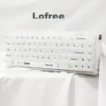 Двухрежимная механическая клавиатура LOFREE Misty 1%, белая, с возможностью горячей замены