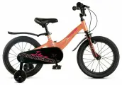 Детский велосипед Maxiscoo Jazz Standart Plus 16' (2025) 16 Оранжево-розовый (100-120 см)