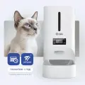 Автоматическая кормушка для кошек и собак Planeta Laika без Wi-Fi, с миской из нержавеющей стали, белая