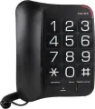 Телефон проводной TEXET TX-201, черный