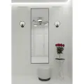 Зеркало в алюминиевой раме настенное ONE MIRROR 200х60 см. Черное