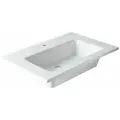 Раковина Allen Brau Fantasy 72 4.11024.20 Белая фаянс полувстраиваемая 71.5