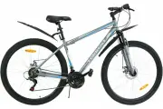 Велосипед Torrent Impulse (рама сталь 18, внедорожный, 21 скорость, SHIMANO, колеса 29д)29 / 18 сталь/ Серо-голубой