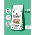 Корм для стерилизованных кошек Bowl Wow 4кг с индейкой, курицей и шпинатом