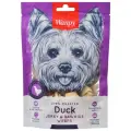 Лакомство WANPY DOG для собак кости из сыромятной кожи с утиным мясом (100 гр х 8 шт)
