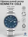 Наручные часы KENNETH COLE, синий, серебряный