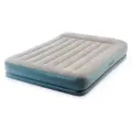 Кровать надувная INTEX 64118 PILLOW REST MID-RISE, 152х203х30см (встроенный насос 220В)