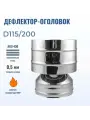 Дефлектор оголовка ФЕНИКСD115/200, AISI 430-0.5мм