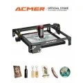 Лазерный гравер ACMER P1 S Pro 10 Вт, рабочая зона 380×370 мм, скорость 10000 мм/мин, синий лазерный резак с ЧПУ