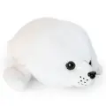 Мягкая игрушка Нерпа Байкал 60 см белая с вышитой мордочкой (Mi232)
