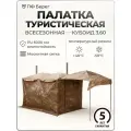 Палатка для зимней рыбалки, Берег Кубоид 3.6 (двухслойная)