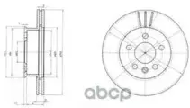 Диск торм. пер. вент.[280x24] 5 отв. Delphi арт. BG2717