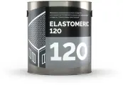 Гидроизоляция для фундамента, бетона и плоской кровли ELASTOMERIC 120 - мастика гидроизоляционная каучуковая - жидкая резина для кровли финишный слой