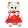 Мягкая игрушка Budi Basa подружка кота Басика-кошечка Ли-Ли Baby в платье с белым бантом, 20 см