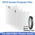 Защитная пленка для ЖК-экрана 3D принтера для экранов ANYCUBIC Photon M5s/M5s Pro, 5 шт + клейкая лента