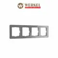 Рамка из акрила на 4 поста Werkel Acrylic W0042704 графит акрил