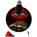 Лампа инфракрасная керамическая ЭРА 50W Е27 для обогрева животных (аналог икзк) FITO-50W-НQ 75х70 7444