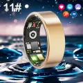 Фитнес смарт кольцо, пульсометр спортивный, на палец, с IOS и Android, Bluetooth, Несколько режимов упражнений