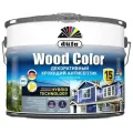 Dufa Wood Color Кроющий антисептик для деревянных фасадов (белый, 9л)