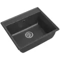Кухонная мойка GranFest Vertex GF-V-580 Графит, современный стиль