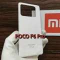 Крышка для Xiaomi POCO F6 Pro - оригинальная задняя стеклянная панель (Белого цвета)