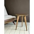 Кофейный столик круглый, Place it Home, цвет орех, диаметр 41см