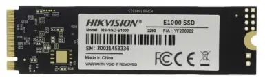 SSD диск Hikvision E1000, 1024GB, M.2 2280, PCIe 3.0 x4 (HS-SSD-E1000/1024G)