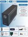 Внешний корпус для видеокарты Wikingoo M1 Low Profile. EGPU. Thunderbolt 3/4.