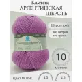 Пряжа Аргентинская шерсть Камтекс, 058-сирень (10 мотков)