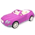Машинка детская, Кабриолет Нимфа, розовый, автомобиль для кукол, размер - 44 х 19 х 15 см.