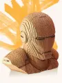 Картонный 3D пазл без клея 5CULT Сборная модель бюста Железный человек
