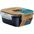Контейнер Luminarc BLACK BOX 760 мл, квадратный, с крышкой, стекло, черный (V1474)