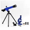 Planet earth Набор обучающий «Опыт»: телескоп настольный, сменные линзы, увеличение ×20, ×30, ×40, микроскоп, увеличение ×100, ×200, х450
