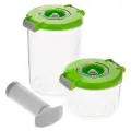Набор вакуумных контейнеров Status VAC-RD-Round Green
