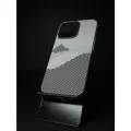 Чехол Айфон 13 Про с МагСейф из Кевлара / чехол iPhone 13 Pro с MagSafe LUXO Life+, белая гора, карбоновый