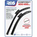 600 450 мм. Крепление Bayonet Arm. Комплект бескаркасных щеток стеклоочистителя RD5 дворники на Renault Megane 4 Grandtour; Рено Меган 4 Грандтур ; Megane 2 Hatchback Phase 2; Рено Меган 2 Хэтчбэк Фаза 2