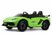 Детский электромобиль RiverToys K999PX 4WD с дистанционным управлением, полноприводный, двухместный зеленый